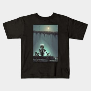 Skeleton Chained Kids T-Shirt